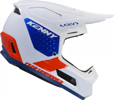 Image de Casque Enduro KENNY RACING Performance ERT blanc/rouge/bleu taille L