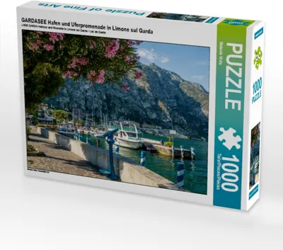 Produktbild von Calvendo GARDASEE Hafen und Uferpromenade in Limone sul Garda 1000 Teile Puzzle quer 640x480mm, Viola Melanie; 7291978
