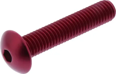 Immagine prodotto di Vite a testa bombata JMP Bolt M8x1,25mm 40mm alluminio rosso