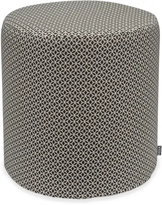 Produktbild von H.O.C.K. Pulco Outdoor Hocker rund ø45x45cm col. 4 schwarz kleingemustert