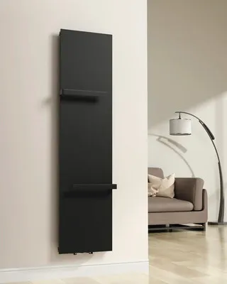 Produktbild von Rotheigner Designheizkörper Style 1804x452 mm schwarz matt Sand
