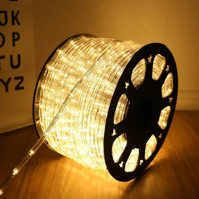 Image de Riossad 10M 20M 30M 40M 50M Tuyau lumineux LED Tuyau lumineux Blanc Chaud Chaîne lumineuse Extérieur Intérieur Lumières de Noël Décoration de Noël