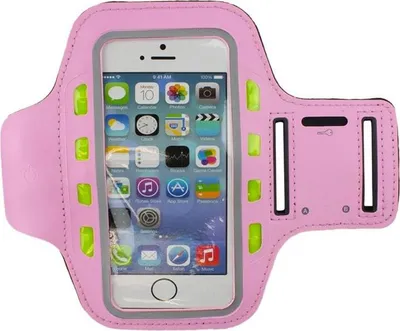 Produktbild von LED-Sportarmband für Smartphone - Rosa