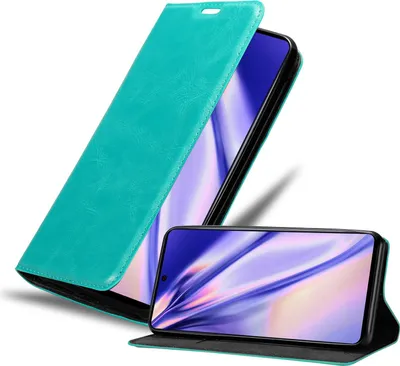 Image de Cadorabo Housse pour Samsung Galaxy A72 4G / 5G Housse de protection turquoise Housse pour téléphone portable Etui Case Cover Fermeture magnétique