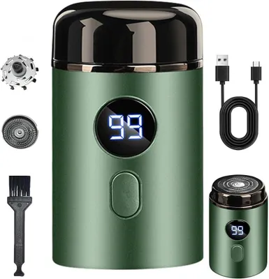 Produktbild von Sopami Mini Elektrorasierer 2-in-1, tragbar & wasserdicht, Wet & Dry, abwaschbar, USB, für Zuhause & Reisen