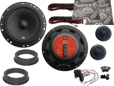 Produktbild von JBL Lautsprecher Komplett Set für VW Golf 6 Tür Vorne hinten Dämmung