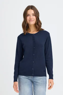 Produktbild von OXMO OXAIDA Damen Strickjacke Feinstrick Cardigan regular fit