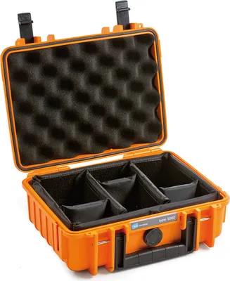 Obrázok produktu pre B&W Cases 1000/O/RPD, Oranžová, Polypropylén (PP), Prachuodolný, Vode odolné, 248,92 x 175,26 x 93,98 mm, 269,2 mm, 215,9 mm