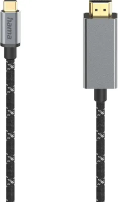 Immagine prodotto di Hama 00200509 Cavo HDMI 1,5 m HDMI tipo A (standard) USB tipo C nero