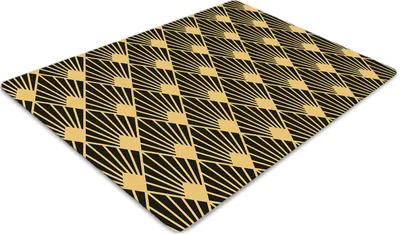 Obrázek produktu pro Ochranná rohož - Ochranná rohož na židle - Podlahová rohož - 120x90 cm - Art Deco