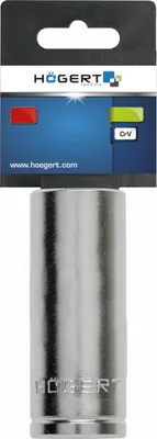 Produktbild von Högert Technik Sechskantsteckschlüssel 3/8“, 7 mm, lang, CrV, HT1A157