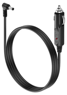 12V Autoladekabel 1,5m, DC 5,5x2,1mm auf Zigarettenanzünder, 10A