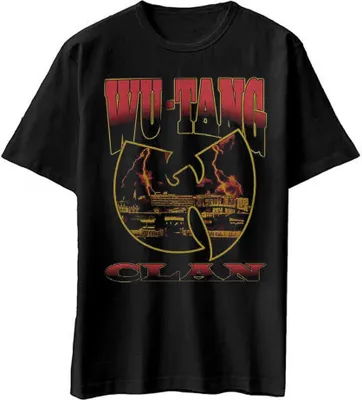 Produktbild von Wu-Tang Clan - T-Shirt für Herren/Damen Uni RO5101 (M) (Schwarz)