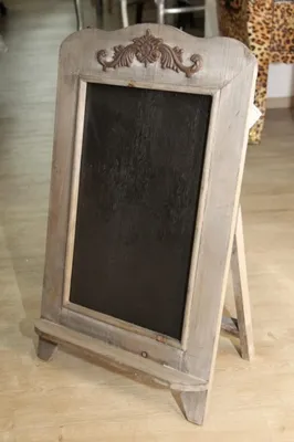 Obrázok produktu pre Gastronomická tabuľa Reštauračná tabuľa Tabuľa na recepty Drevená tabuľa Starožitný vzhľad 58 x 33 cm