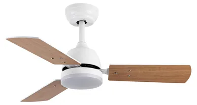 DC-Deckenventilator, 3 Flügel, 6 Stufen, Fernbedienung, 3 Lichttemperaturen