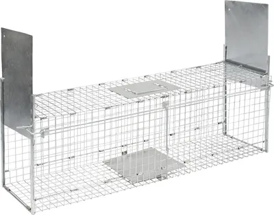 Produktbild von Kerbl Kastenfalle klappbar mit 2 Eingängen 100x26x32 cm