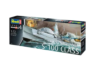 Produktbild von Revell S-100, Modell eines Marineschiffs, Montagesatz, 1:72, S-100, Männlich, 184 Stück(e)