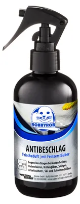Produktbild von RobbyRob Antibeschlagspray, 250 ml Sprühflasche Reiniger für Glas & Kunststoff-Scheiben im Auto, mit anhaltendem Beschlagschutz
