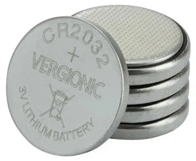 Obrázek produktu pro Vergionic 0719 Knoflíková baterie, lithiová CR2032, 5 ks