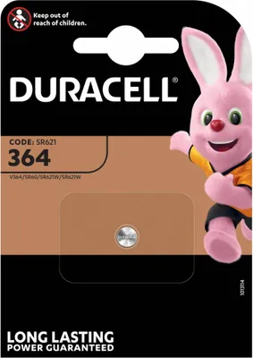 Produktbild von Duracell SR60 / D364 / 621 – 1,55V Knopfzellen-Batterie, 1 Stück Uhrenzelle