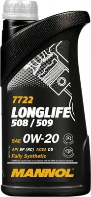 Obrázok produktu pre MANNOL Longlife 508/509 0W-20 1 l