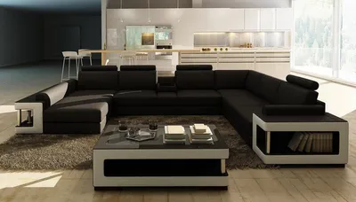 Image de Canapé D'Angle En U Collection De Luxe
