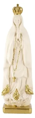 Jungfrau-von-Fatima-Figur, Kunstharz, handbemalt, 20 cm