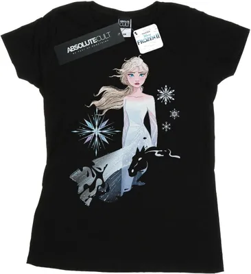 Produktbild von Disney - "Frozen 2" T-Shirt für Damen BI21652 (M) (Schwarz)