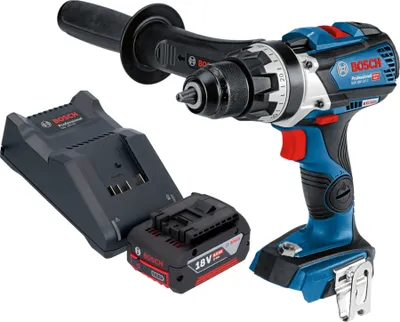 Image de Bosch GSR 18V-110 C Professional Perceuse-visseuse sans fil 18 V 110 Nm Brushless + 1x batterie 4,0 Ah + chargeur