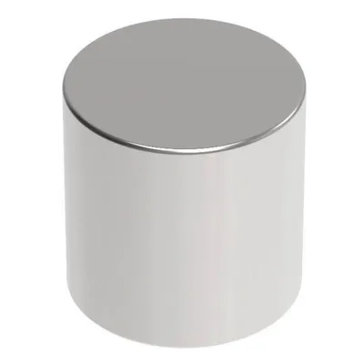 Produktbild von MAUL Magnet rund 4 Stück 4 kg Stahl Metall Neodym magnetisch Ø 1 x 1 cm silber