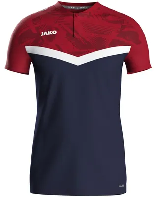 Produktbild von JAKO Polo Iconic XL marine/chili rot