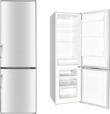 Produktbild von Wolkenstein Kühl-Gefrierkombination 262 L Silber Kühlschrank freistehend
