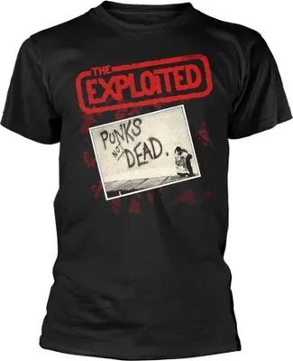 Obrázek produktu pro The Exploited Punks Not Dead Album Black M Tričko
