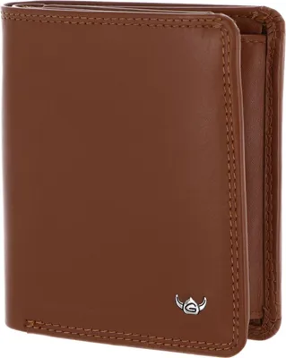 Image de Golden Head Cuir porte-monnaie Polo RFID Protect Kombischeintasche 1119 Cognac brun