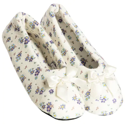 Immagine prodotto di Pantofole da donna beige - ballerine 40-41 - suola morbida - suola antiscivolo - comode pantofole