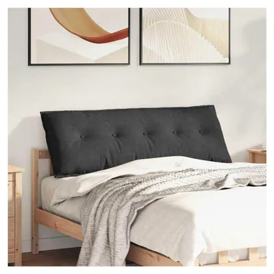 Produktbild von Bequemes Rückenkissen aus Cordstoff 140x50x19cm Dunkelgrau