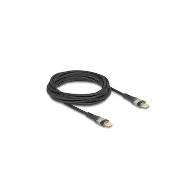 Produktbild von Delock - USB-Kabel - 24 pin USB-C (M) zu 24 pin USB-C (M) - USB 2.0 - 5 A - 3 m - unterstützt Power Delivery 3.0, Schnellladen bis 100 W - Schwarz