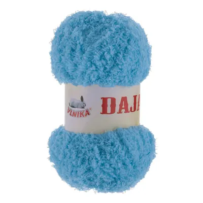 50g Kuschelgarn Daja Kuschelwolle Chenille Strickgarn himmelblau