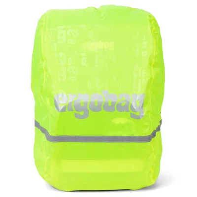 Produktbild von Ergobag Regencape Gelb Reflektierend Fluoreszierend für Schultaschen 30x25x50 cm