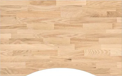 Immagine prodotto di Piano Scrivania 80x60x2,5 cm Rovere Massello Non Trattato