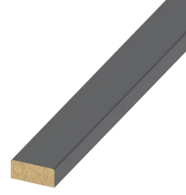 Obrázok produktu pre WALL Concept MDF bočná lišta, antracitová, 27 mm, 2,75 m
