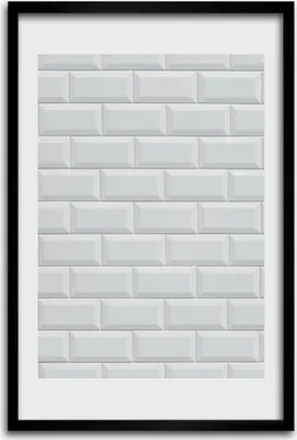 Produktbild von Bild - Bilderrahmen - 40 cm x 60 cm - MDF - Rahmen - Wandkunst - Keramikwand
