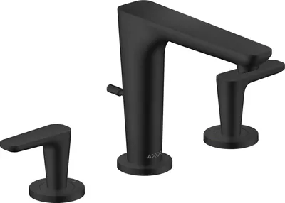 Produktbild von hansgrohe AXOR Citterio C 3-Loch Waschtischarmatur 125, mit Zugstangen-Ablaufgarnitur, 49060670
