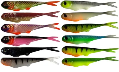 Produktbild von KSM River Fighters FatKamp 20cm - Gummifisch V-Tail, Farbe:Kampiino Spezial