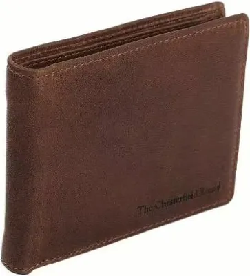 Zdjęcie produktu dla The Chesterfield Brand C080356 Skórzany portfel portretowy brązowy z ochroną RFID