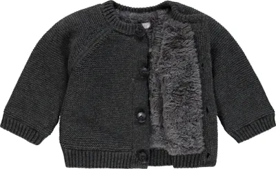 Produktbild von Noppies Strickjacke anthrazit gefüttert Dani 74