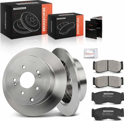 Obrázek produktu pro Frankberg 2x brzdové kotouče 4x brzdové destičky zadní náprava pro Hyundai Santa Fé II CM 2.2L 2.7L 2006-2012