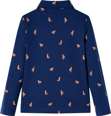 Produktbild von vidaXL Kinderhemd Marineblau 104