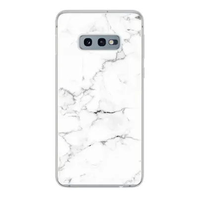 Produktbild von MuchoWow® Handyhülle Schutzhülle Hülle für Samsung Galaxy S10e Marmor - Weiß - Grau - Luxus - Marmoroptik - Strukturiert Silikon Softcase Handy Hülle - Handy