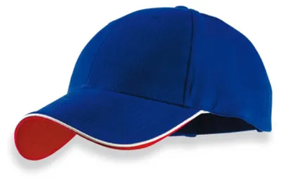 Immagine prodotto di Atlantis | Pilot Piping Sandwich Cap / Berretto / Cappello - Colore: Royal/White/Red - Taglia: Unica
